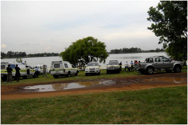Police recover a body at Sol Plaatjie dam