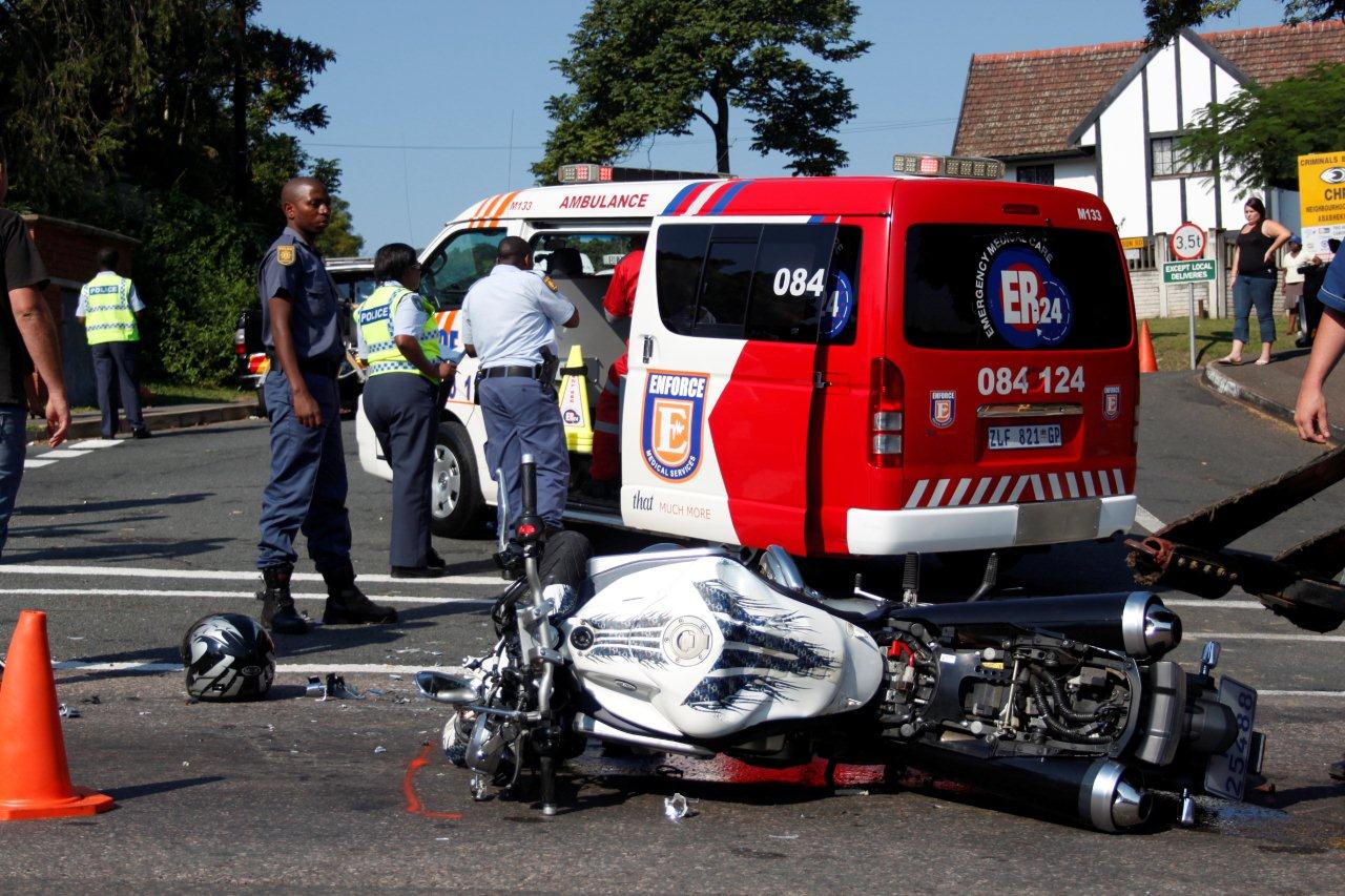 Motorcyclist In Serious Condition In Pinetown  Accident 