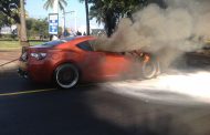 Advice on escape from vehicle fire