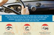 Infographics titled Drive Safe & Arrive Alive provides insights to road safety in Ireland
