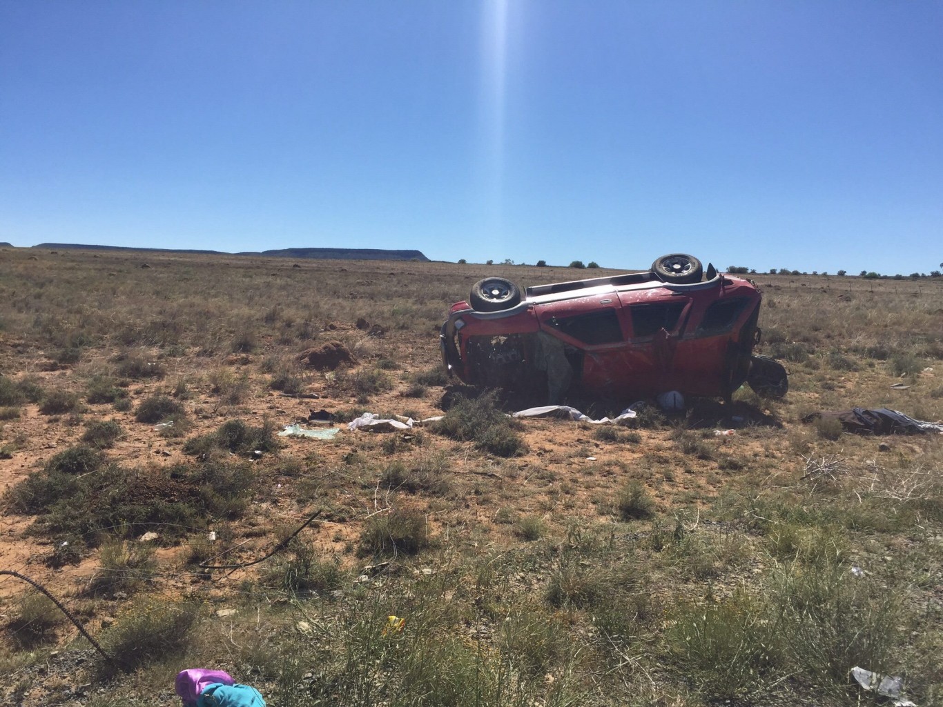 Scene of tragic road crash on N6 between Reddersburg and Smithfield