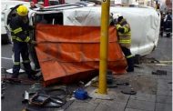 Fatal crash at the Nugget and President Road intersection in Johannesburg CBD