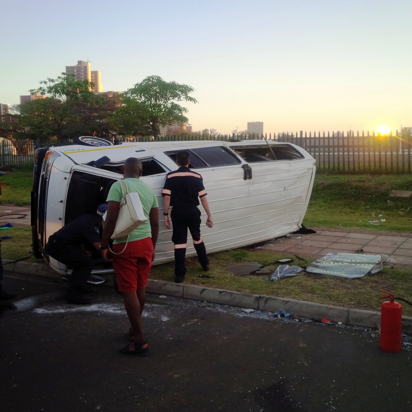 Taxi crash at intersection in Durban leaves several injured