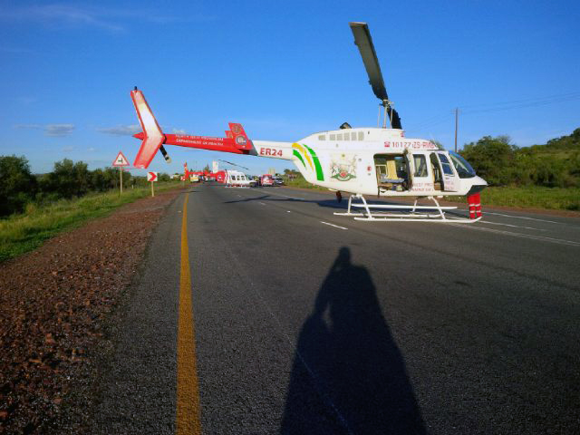 Two airlifted from N12 collision 3