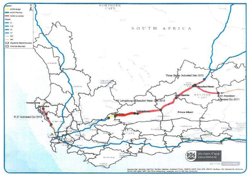 average speed map