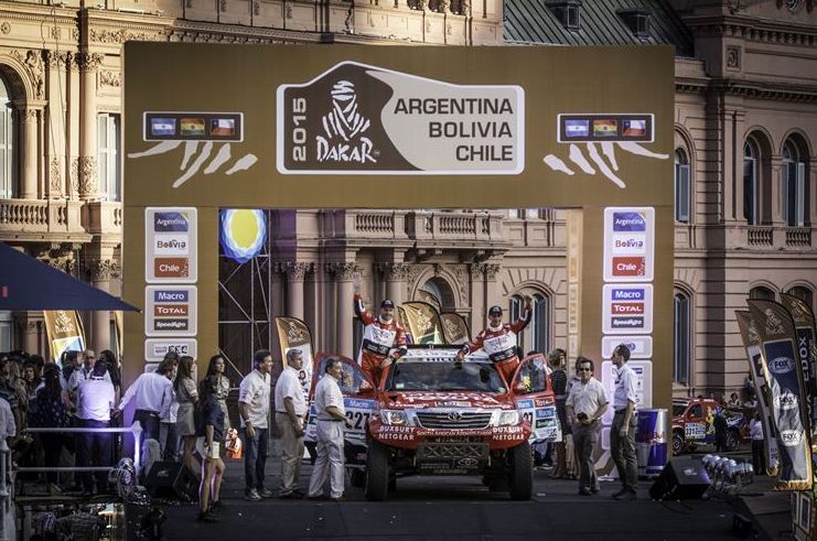 Toyota Imperial South African Dakar Team in satisfactory position after stage one of Dakar 2015