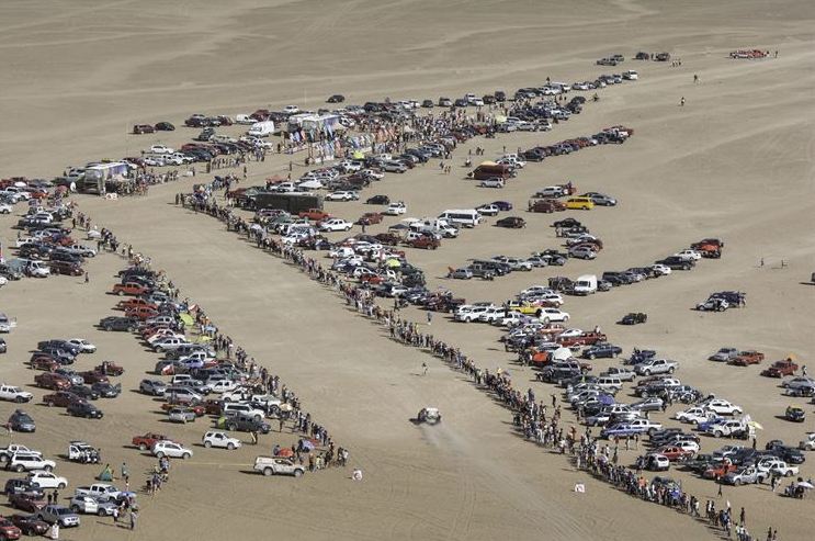 Dakar stage 4 overhead