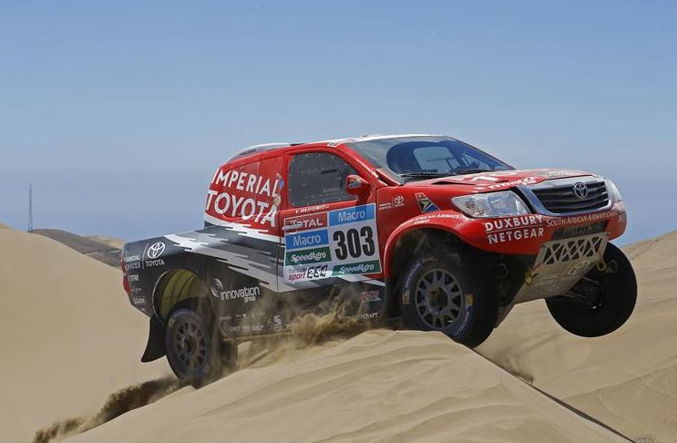 De Villiers and Von Zitzetwitz second on Stage 6 of Dakar 2015