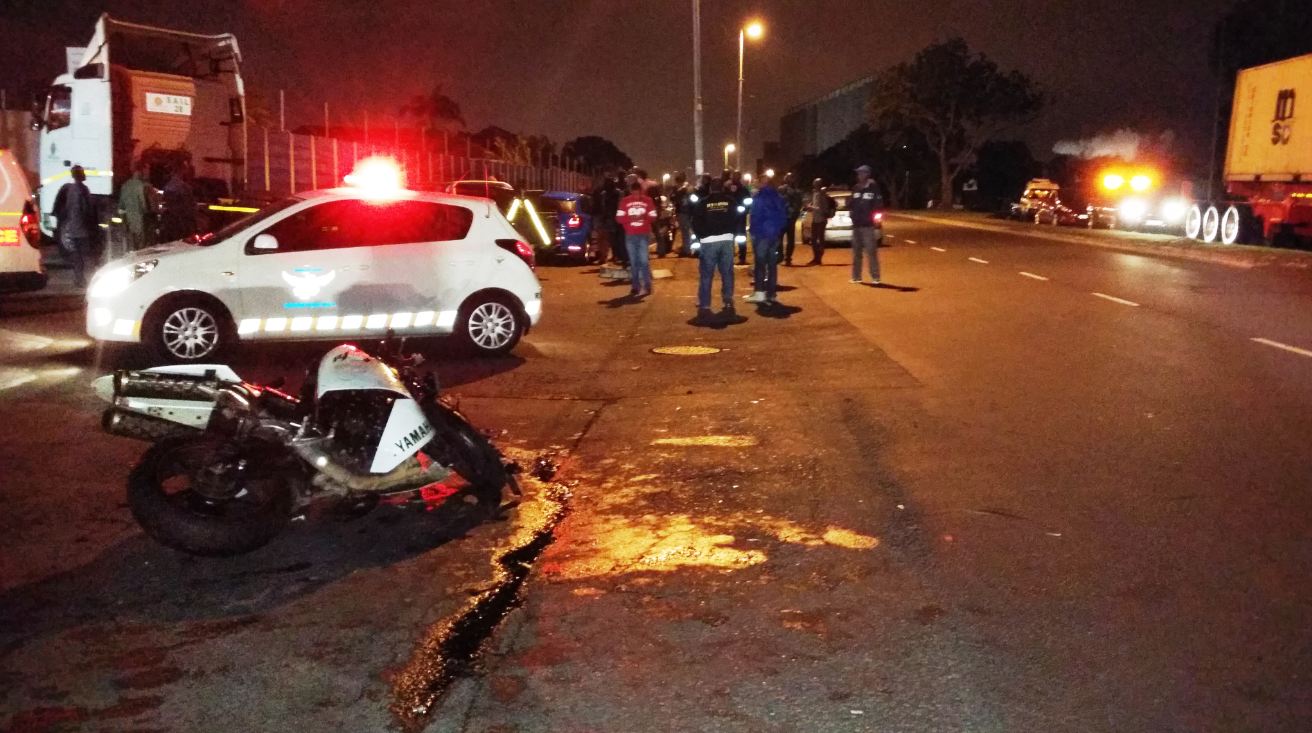Biker killed in collision with truck near Merebank Station