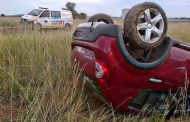 Krugersdorp rollover crash leaves man seriously injured