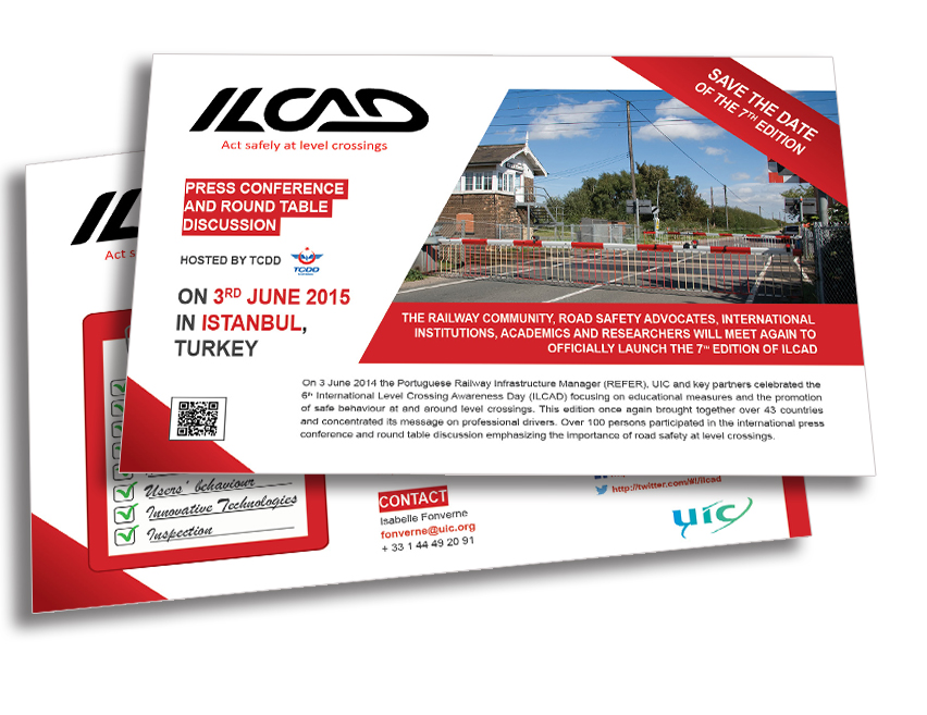 ILCAD 2015 to celebrate worldwide campaign to make level crossings safer!