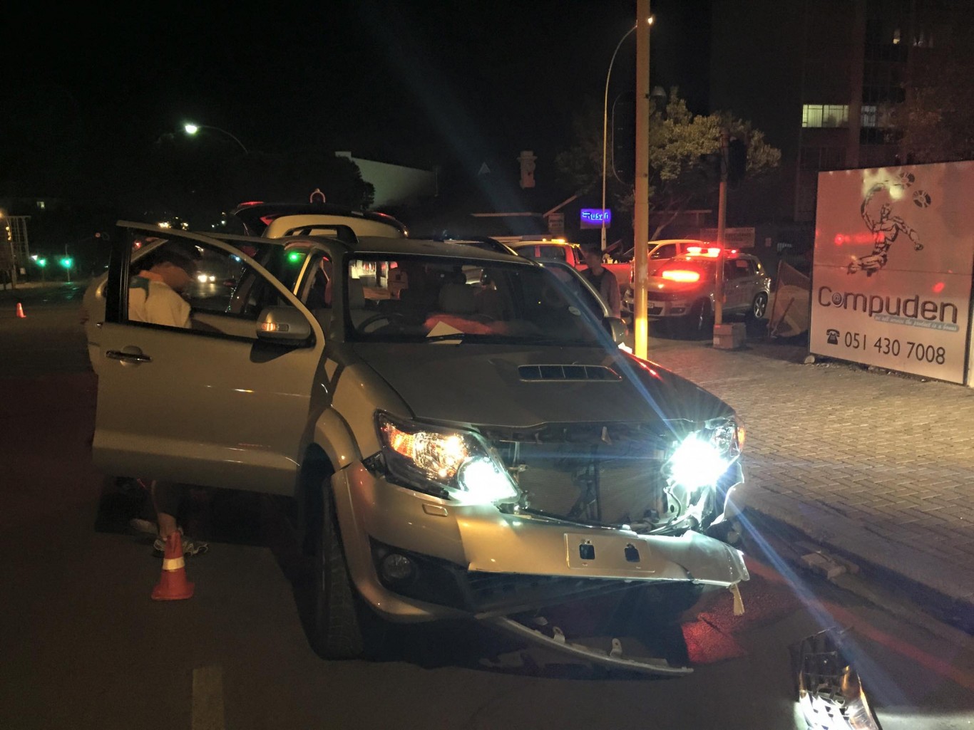 Child and baby injured in collision at intersection in Bloemfontein