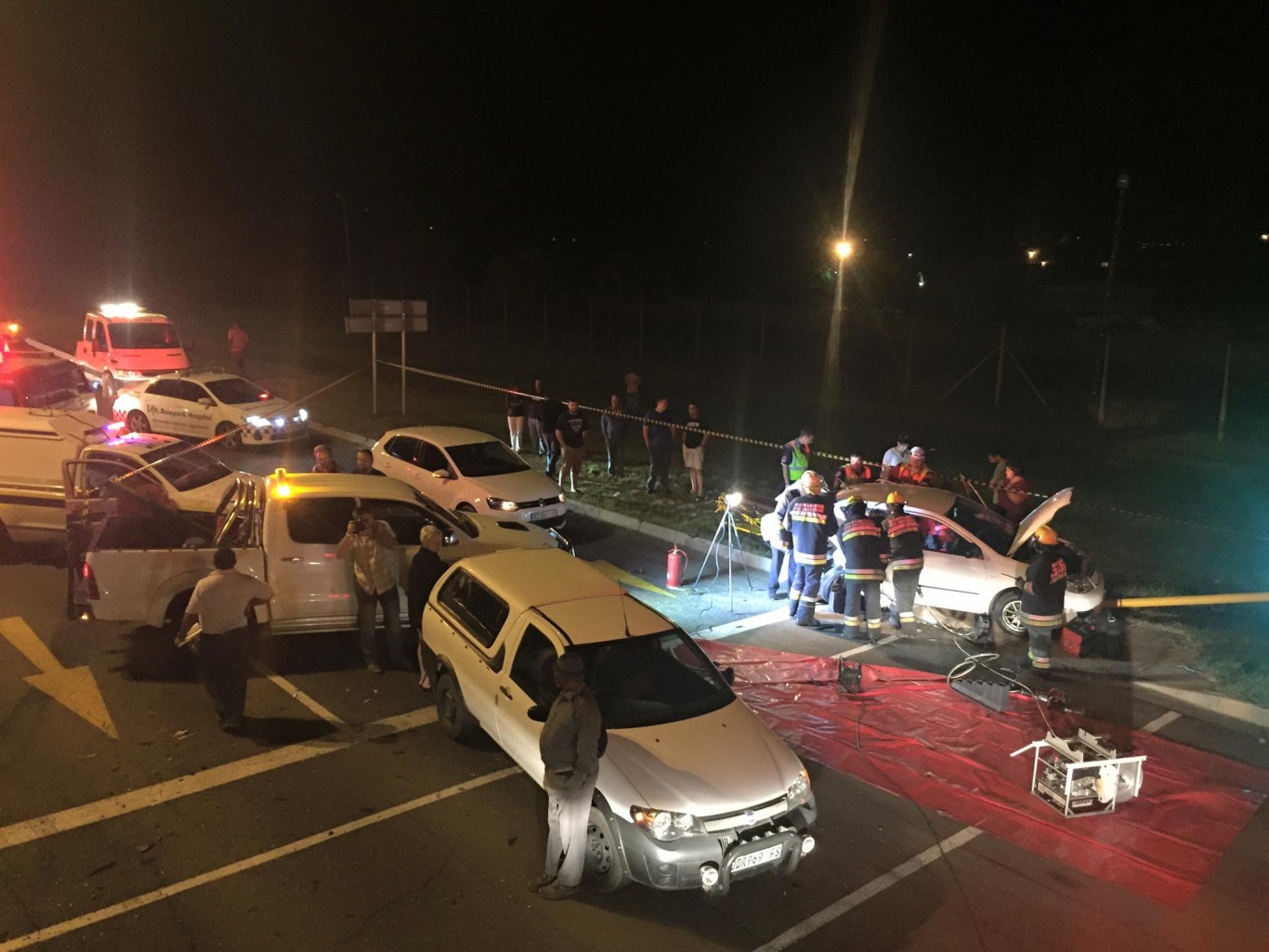 Two injured in rear-end collision at traffic light in Bloemfontein