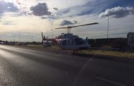 Man airlifted from N12 highway after collision