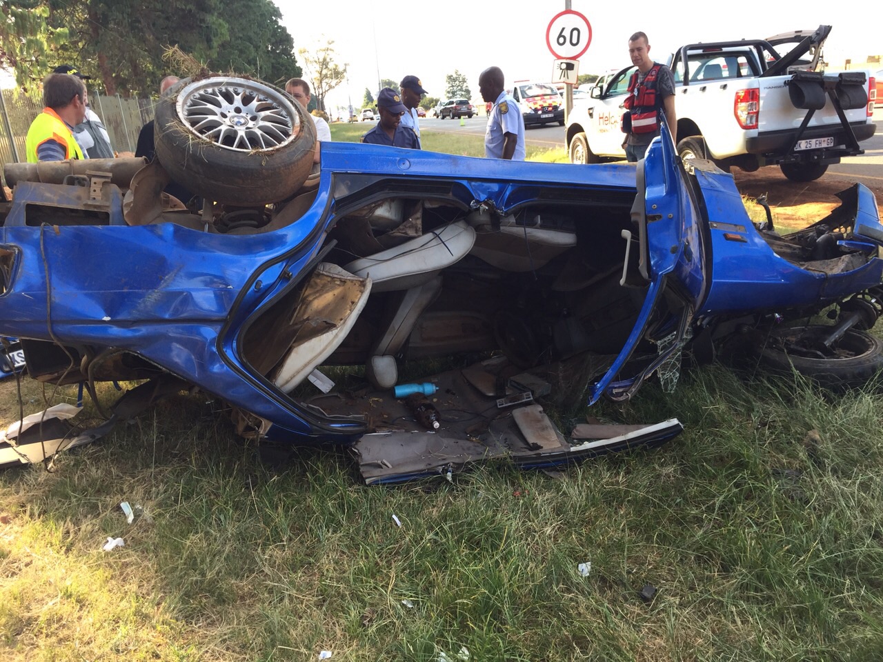 Krugersdrop Sterkfontein crash leaves four people injured