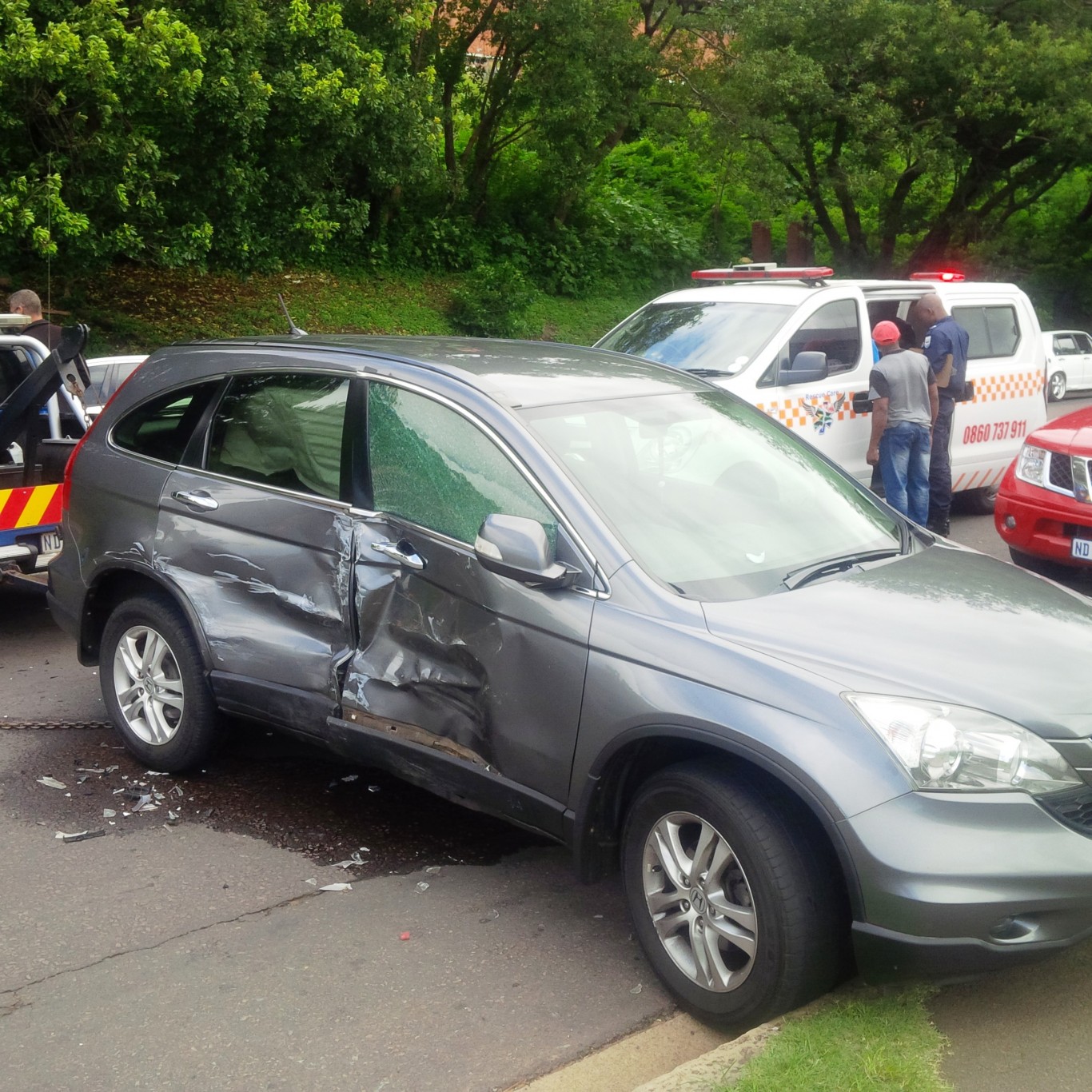 4 Injured in T Bone collision in Durban