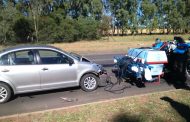 Man injured in tractor collision on Nelson Mandela Drive in Bloemfontein