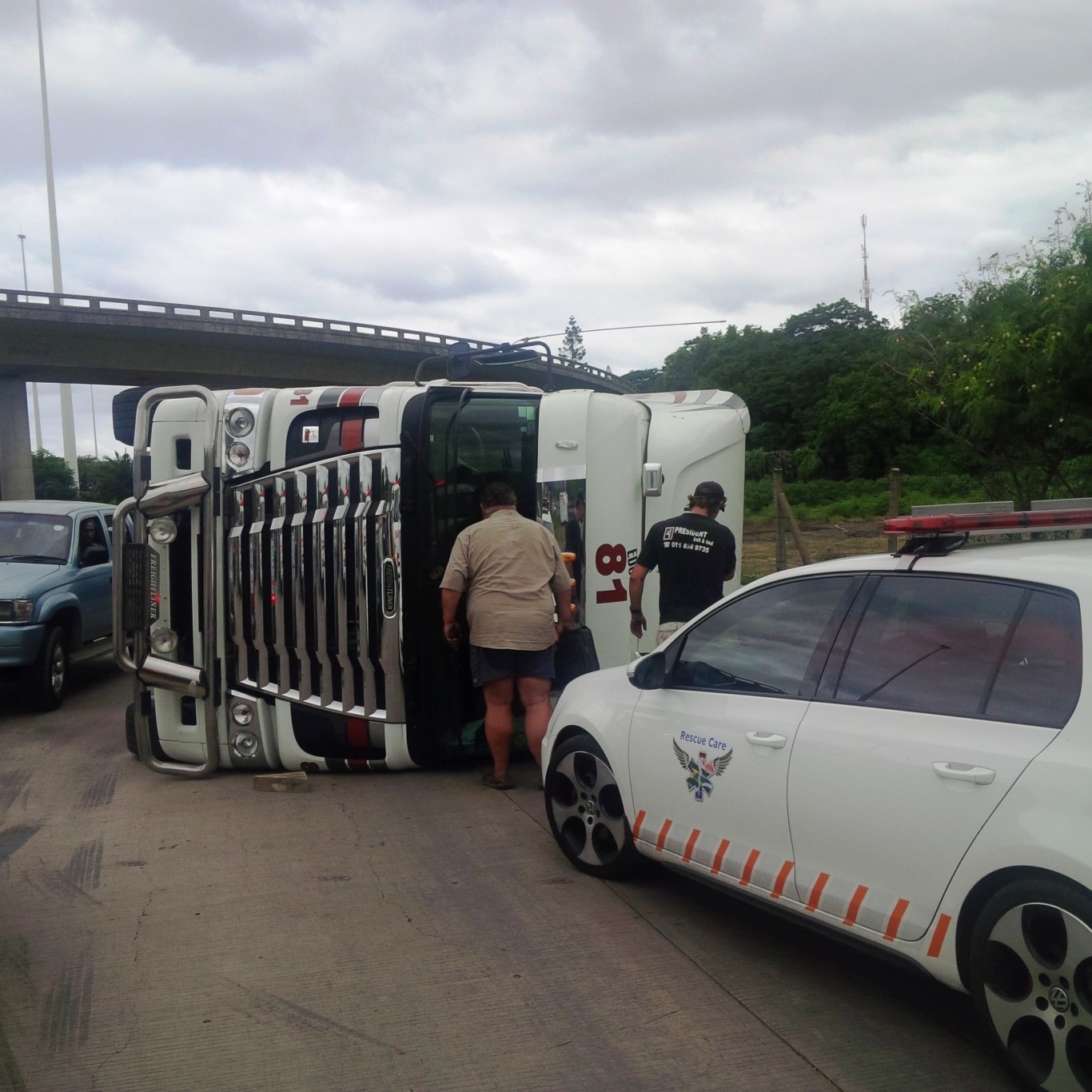 Truck driver seriously injured in crash on Sydney road