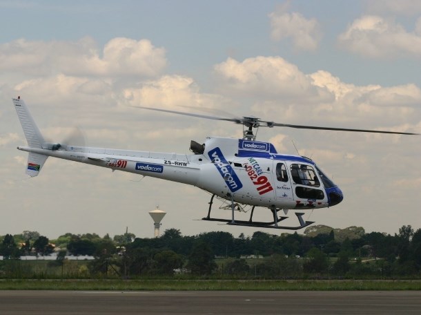 Netcare2 helicopter airlifts woman with multiple gunshot wounds to Kempton Park hospital