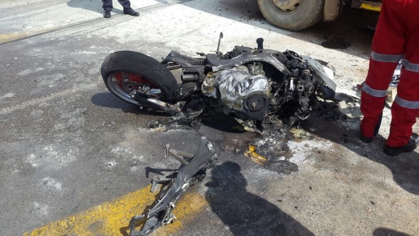 Biker killed after collision