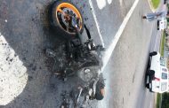 Biker injured in collision