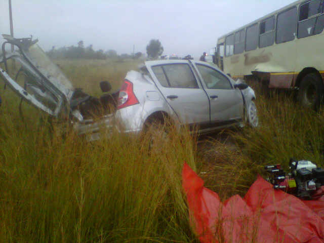 Five killed and 50 injured in collision near Carletonville