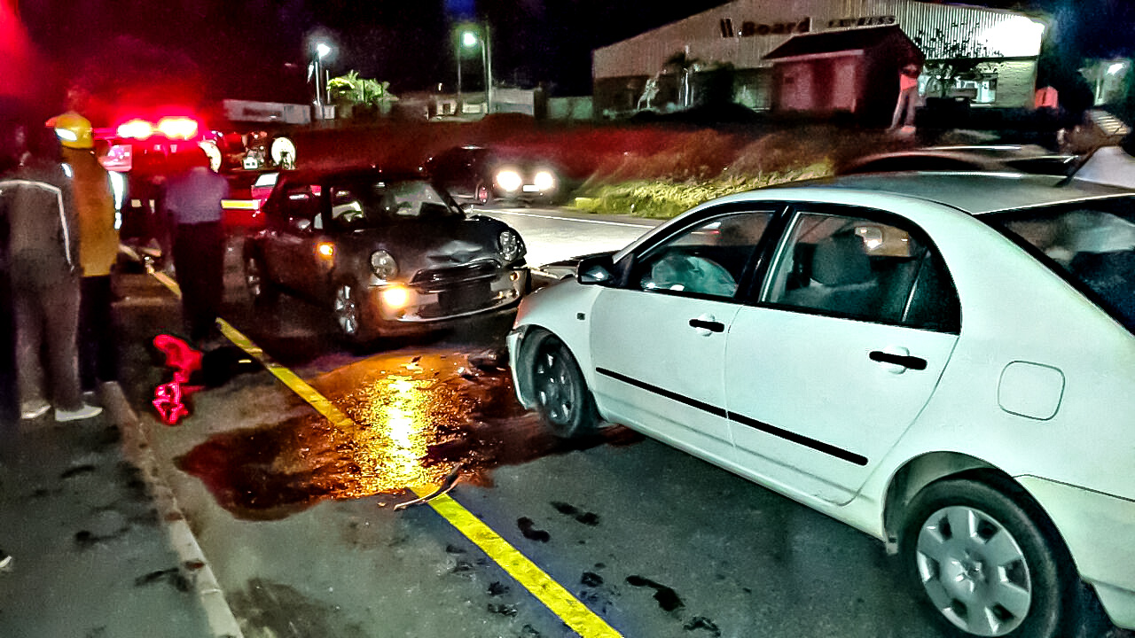 One injured in 3 vehicle collision in Marburg