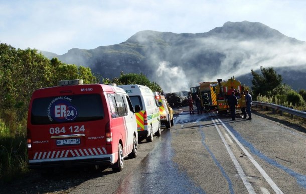 Man killed in truck fire, Mossel Bay