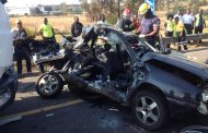Lady killed in collision with truck on the N1 South before Olifantsfontein off-ramp