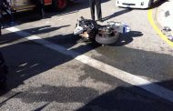 Motorbike collision on Jan Smuts Avenue