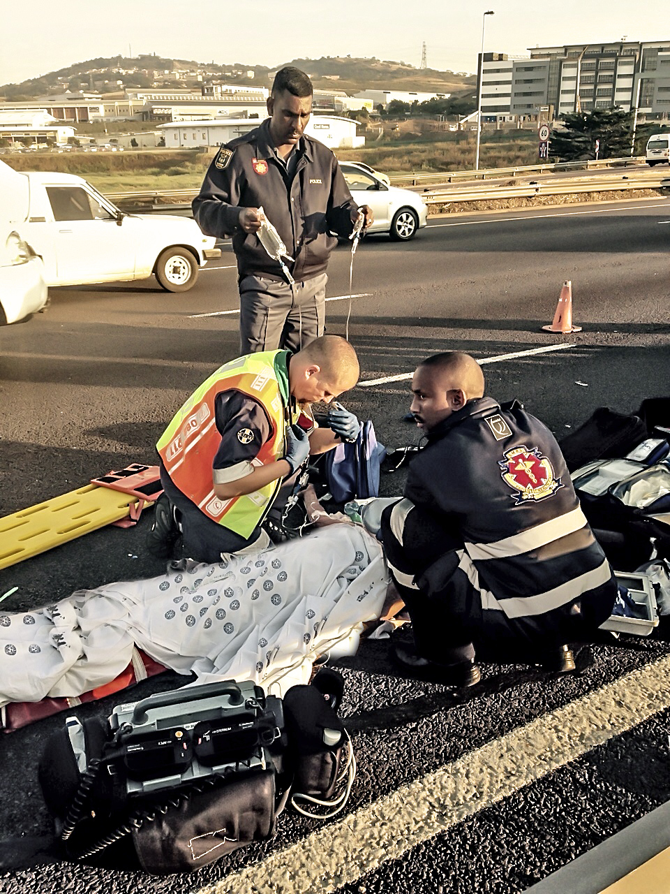 N2 North pedestrian crash leaves man critically injured