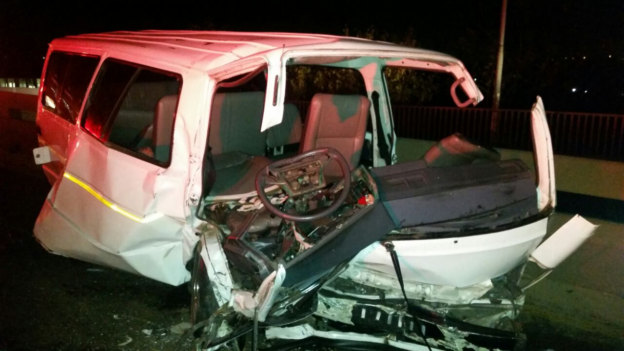 Multiple injuries in taxi collision