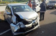 Three injured in collision on the N2 South just after the M1