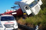 Driver injured in truck crash on the N3 Durban bound opposite the Pavilion