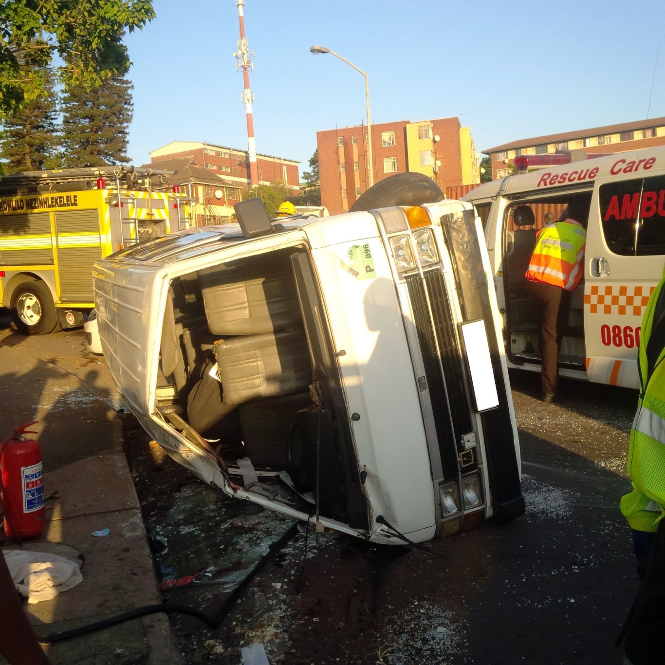 Early morning taxi crash leaves 15 injured in Durban