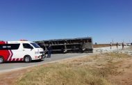 Two injured in two truck collision on the N14 outside of Carletonville