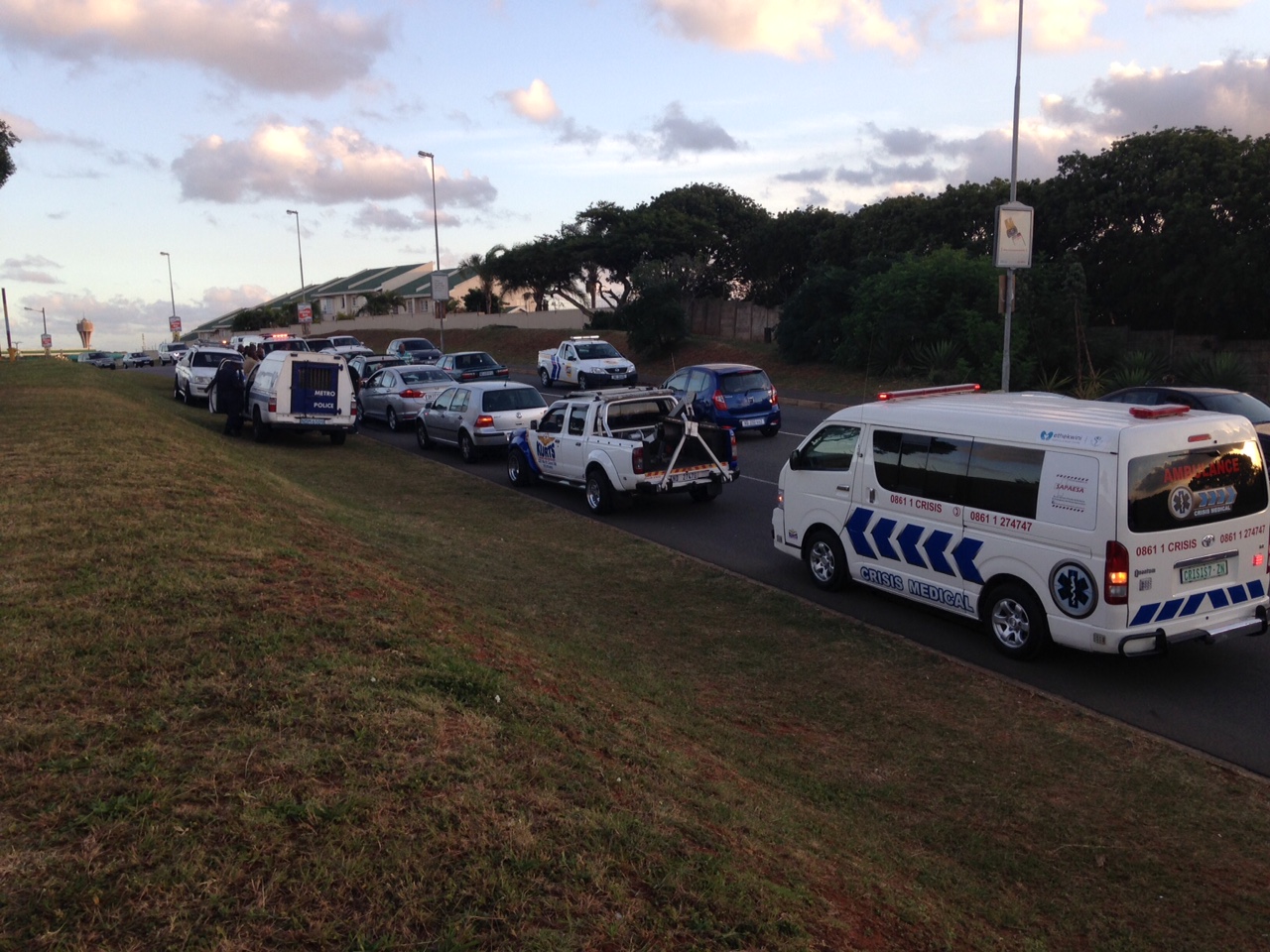 Multiple vehicle collision in Umhlanga