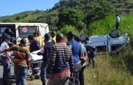 Minibus Overturns