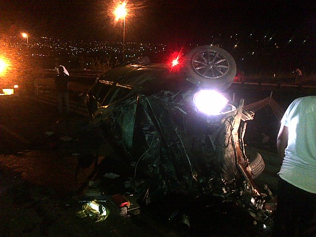 Man lucky to be alive after vehicle rolls on Queen Nandi Drive