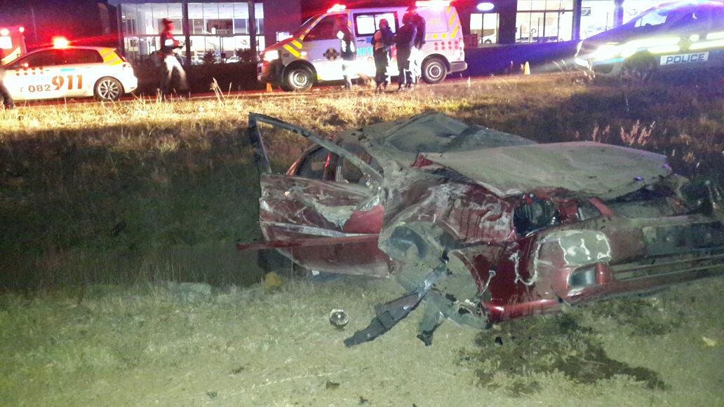 Pretoria Equestria road crash leaves one injured