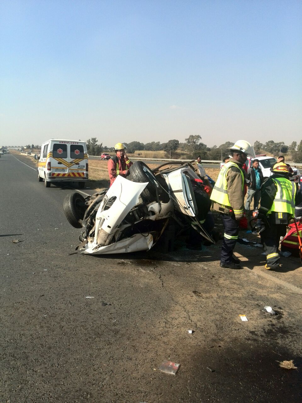 Vereenging R59 crash leaves woman critically injured