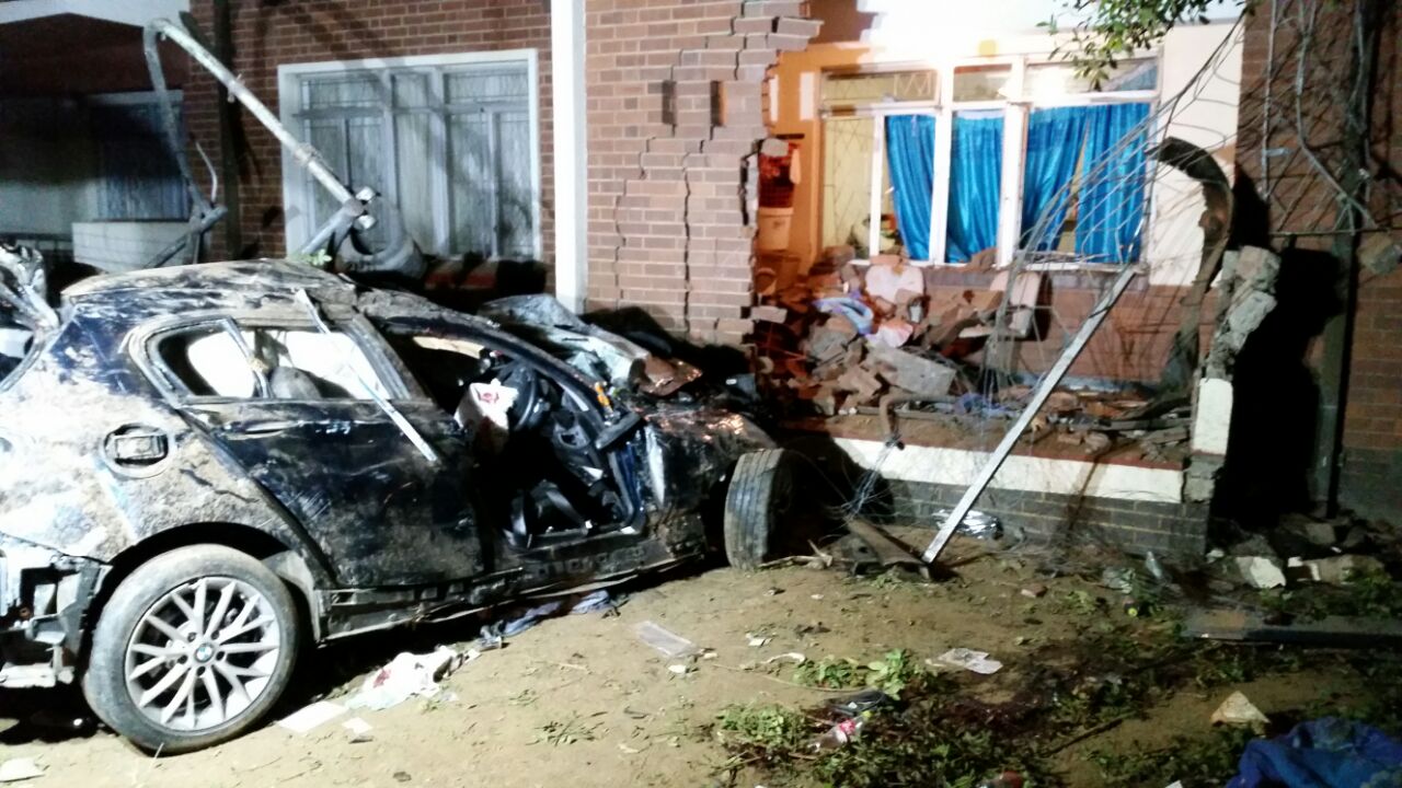 Car crashes into house in Pietermaritzburg killing two, injuring two