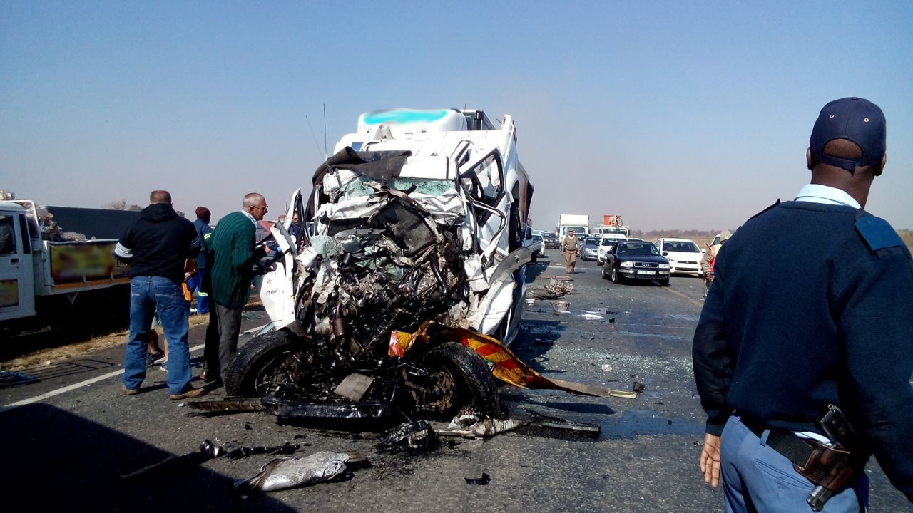 Six injured in multi vehicle collision in Meyerton