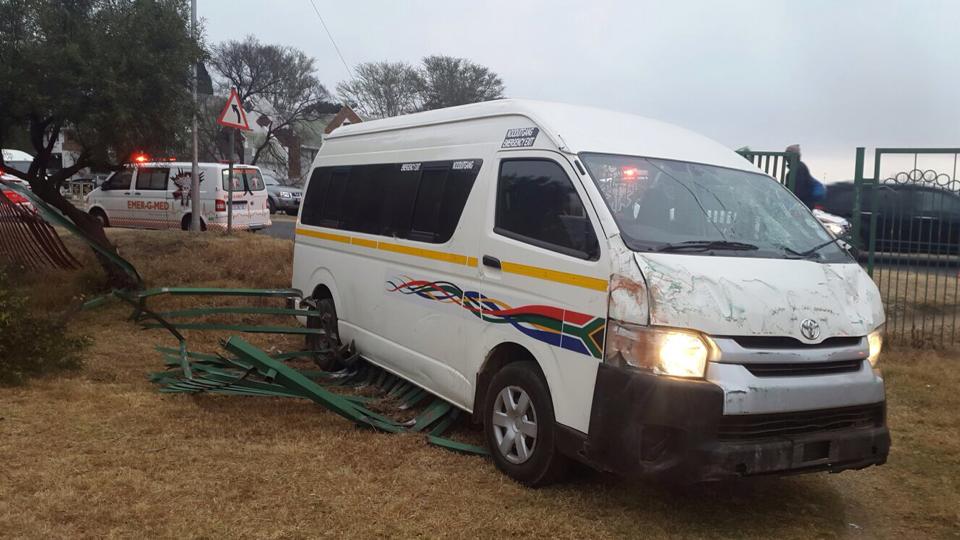 One passenger injured in taxi collision on Uranium Road in Fourways