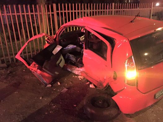 Four injured in collision on Paul Kruger Avenue in Bloemfontein