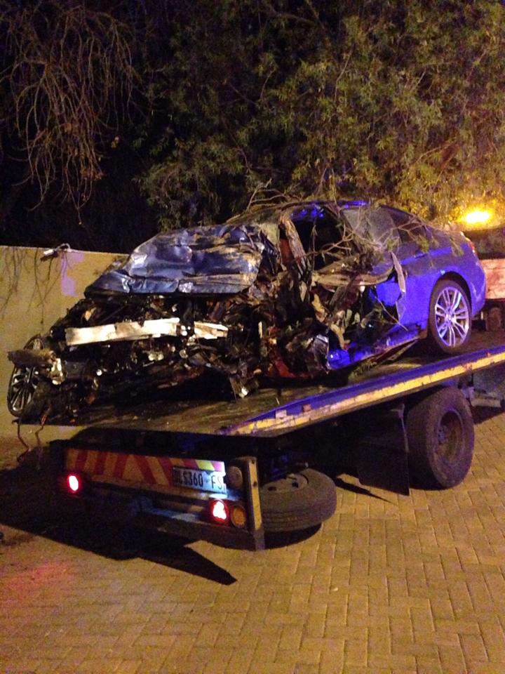 Driver lucky to survive after crashing through residential wall in Bloemfontein