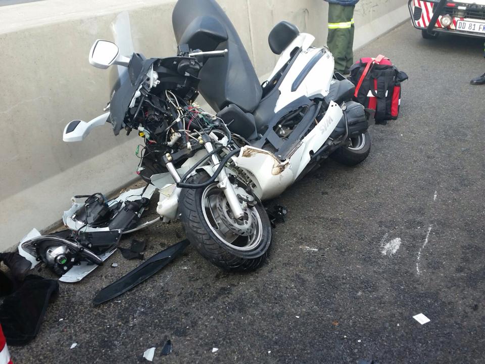 Woman airlifted to hospital after bike crash on the N1 North near William Nicol