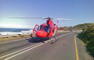 Road crash victim airlifted from crash at Umkomaas