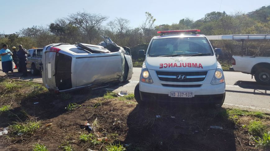 3 Injured in Durban crash