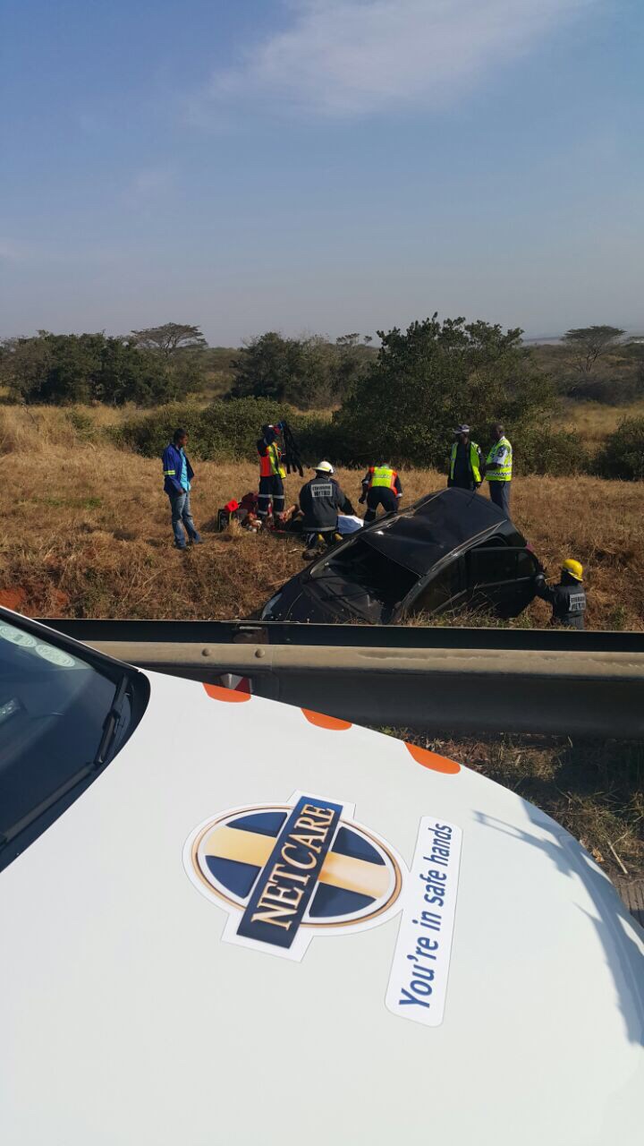 KZN N2 Tongaat rollover crash leaves one injured